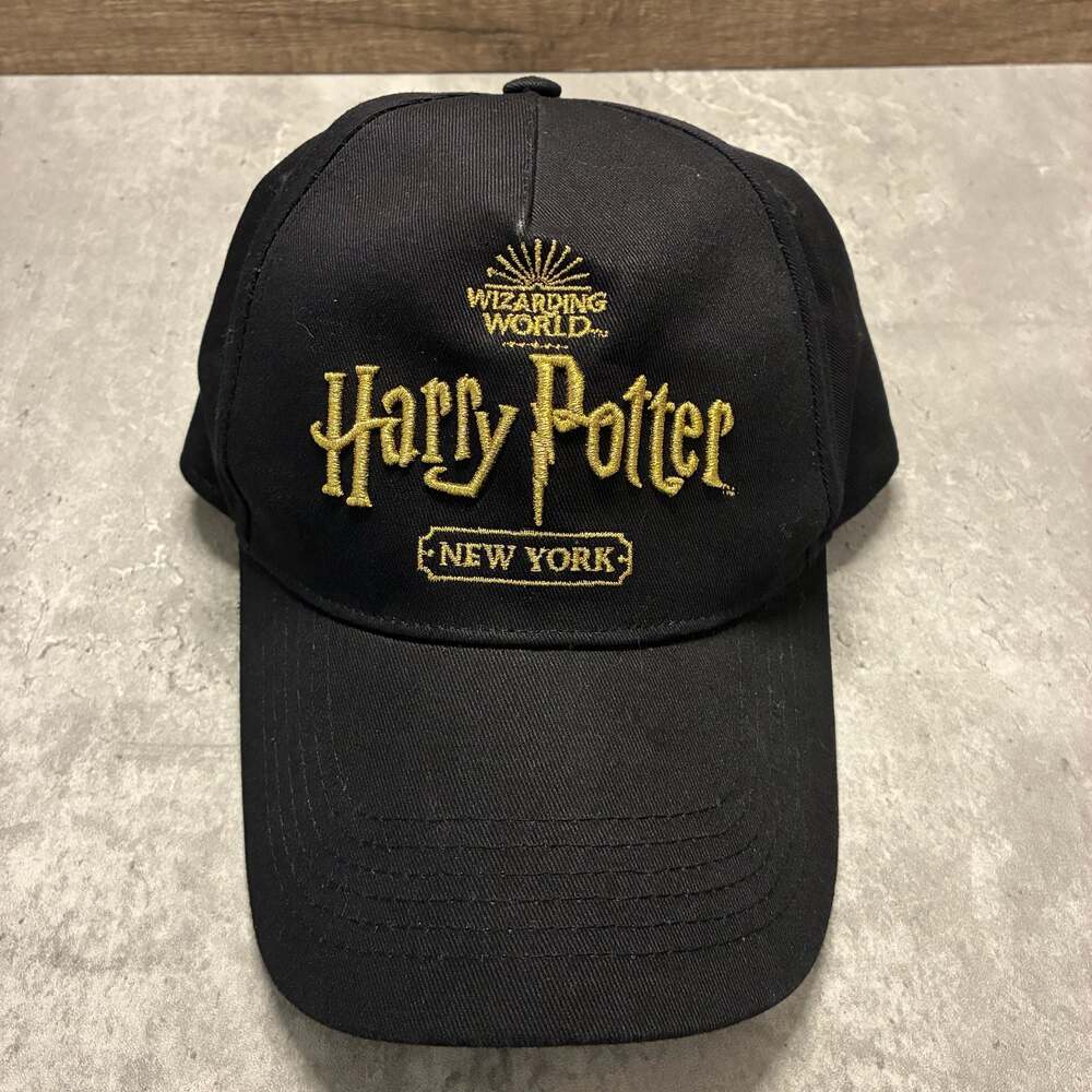 Wizarding World Harry Potter New York Flagship Exclusive Gold Embroidered Hat